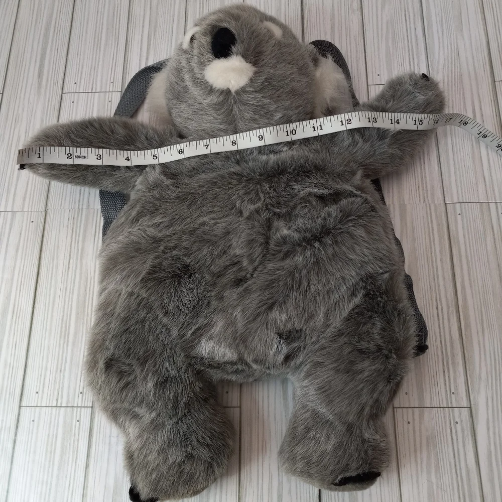 Vintage 1996 Transpac Tag-A-Longs Koala Plush Backpack
